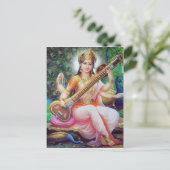 indiaanse god briefkaart (Staand voorkant)