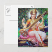 indiaanse god briefkaart (Voorkant / Achterkant)