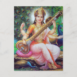 indiaanse god briefkaart