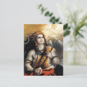 indiaanse god briefkaart (Staand voorkant)