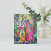 indiaanse god briefkaart (Staand voorkant)