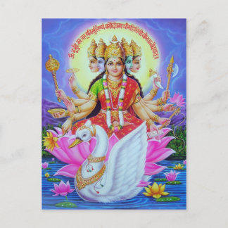 indiaanse god briefkaart