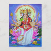 indiaanse god briefkaart (Voorkant)