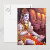 indiaanse god briefkaart (Voorkant / Achterkant)