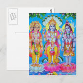 indiaanse god briefkaart (Voorkant / Achterkant)