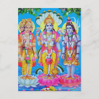 indiaanse god briefkaart