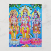 indiaanse god briefkaart (Voorkant)