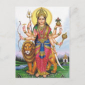 indiaanse god briefkaart (Voorkant)