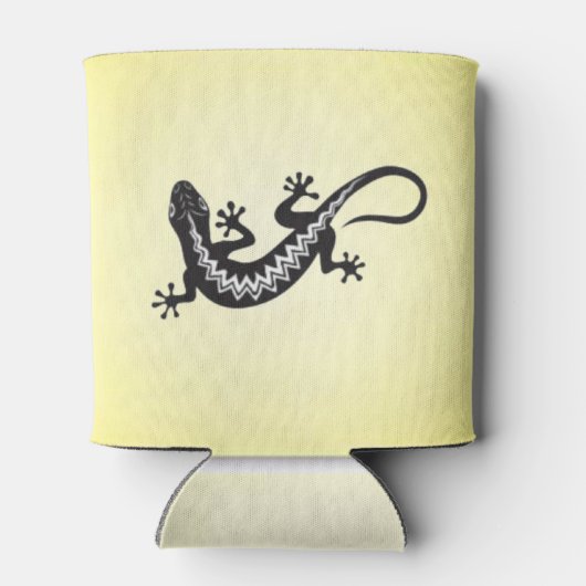 Indiaanse hagedisssymbool blikjeskoeler (Achterkant)