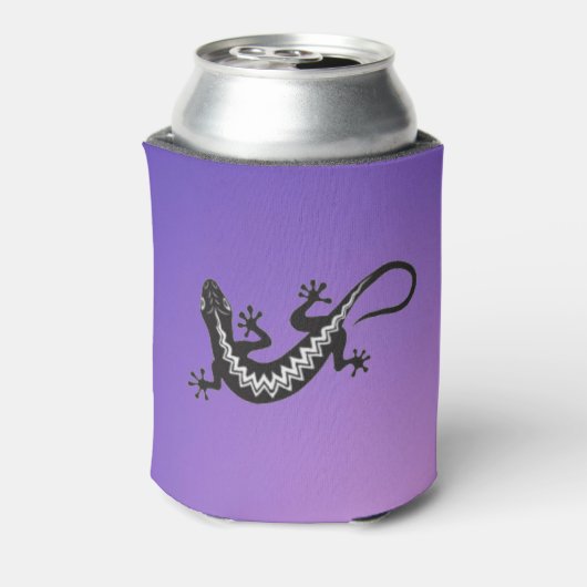 Indiaanse hagedisssymbool blikjeskoeler (Blikje Achterkant)