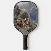 Indiaanse Iconen: Apache Krijgers, Amerikaanse Cav Pickleball Paddle (Achterkant)