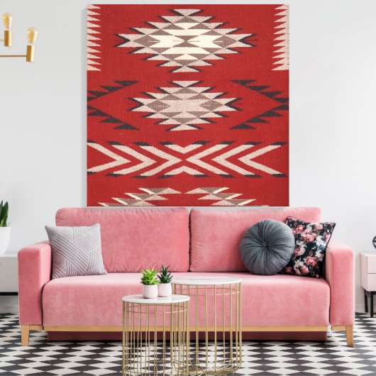 Indiaanse Indiaan zuidwest Canvas Afdruk (Insitu (Woonkamer))