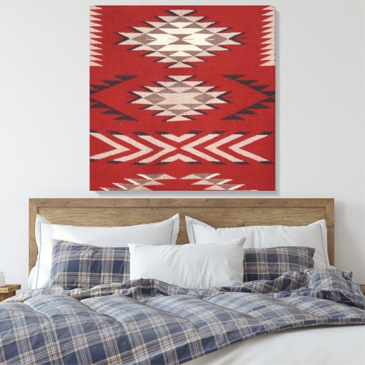 Indiaanse Indiaan zuidwest Canvas Afdruk (Insitu (Slaapkamer))