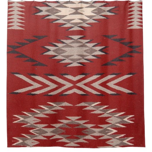 Indiaanse Indiaan zuidwest Douchegordijn (Voorkant)