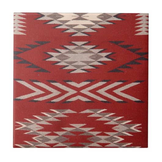 Indiaanse Indiaan zuidwest Tegeltje (Voorkant)