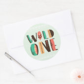 Indiaanse Indiaanse Afrikaan dank u Ronde Sticker (Envelop)