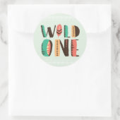 Indiaanse Indiaanse Afrikaan dank u Ronde Sticker (Tas)