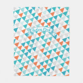 Indiaanse Indiaanse Baby Boy Tribal Tepee Fleece Deken (Voorkant)