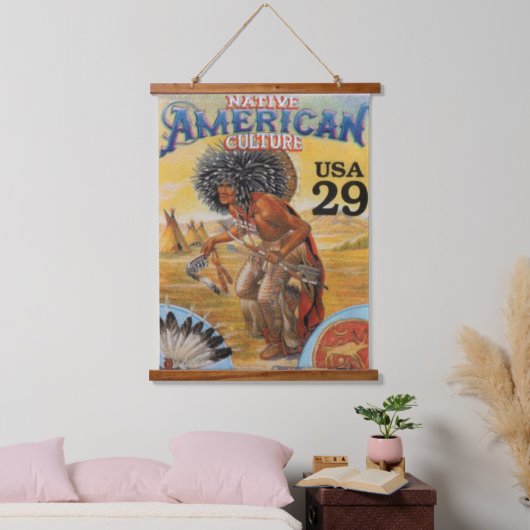 Indiaanse Indiaanse kunst in het zuidwesten Hangend Wandkleed (Slaapkamer)