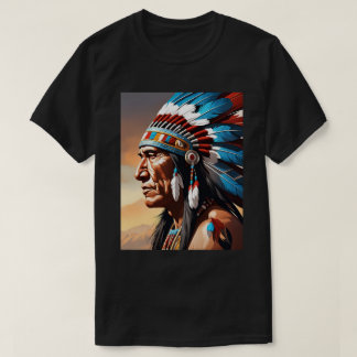 Indiaanse Indiaanse kunst T-shirt