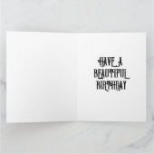 INDIAANSE INDIAANSE VROUW VERJAARDAG GROET KAART (Binnen)