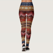 Indiaanse Indiaanse Zuidwest Gym Meisjes/Vrouwen Leggings (Achterkant)