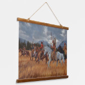 Indiaanse Indiaanse zuidwestelijke kunst muur Hangend Wandkleed (Gebogen)