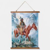 Indiaanse Indiaanse zuidwestelijke kunst muur Hangend Wandkleed (Voorkant)