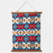 Indiaanse Indiaanse zuidwestelijke kunst muur Hangend Wandkleed (Voorkant)