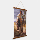 Indiaanse Indiaanse zuidwestelijke kunst muur Hangend Wandkleed (Gebogen)