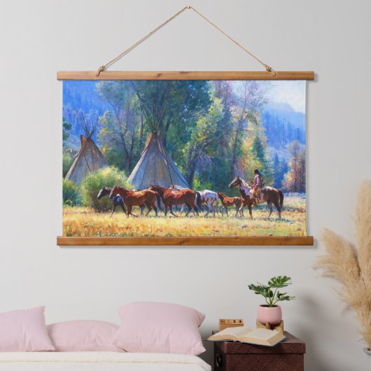 Indiaanse Indiaanse zuidwestelijke kunst muur Hangend Wandkleed (Slaapkamer)