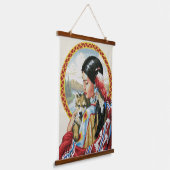 Indiaanse Indiaanse zuidwestelijke kunst muur Hangend Wandkleed (Gebogen)