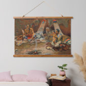 Indiaanse Indiaanse zuidwestelijke kunst muur Hangend Wandkleed (Slaapkamer)