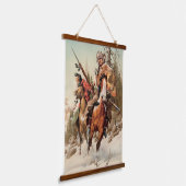 Indiaanse Indiaanse zuidwestelijke kunst muur Hangend Wandkleed (Gebogen)