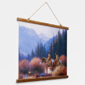 Indiaanse Indiaanse zuidwestelijke kunst muur Hangend Wandkleed (Gebogen)