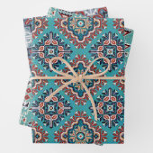 Indiaanse indianen Navajo Pattern Inpakpapier Vel (In situ)