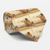  Indiaanse indianenartiest door Couse Stropdas (Opgerold)