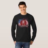 Indiaanse indianenstam - USA Flag Pride T-shirt (Voorkant volledig)