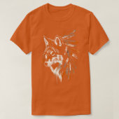 Indiaanse indianenstam wolf t-shirt (Design voorkant)