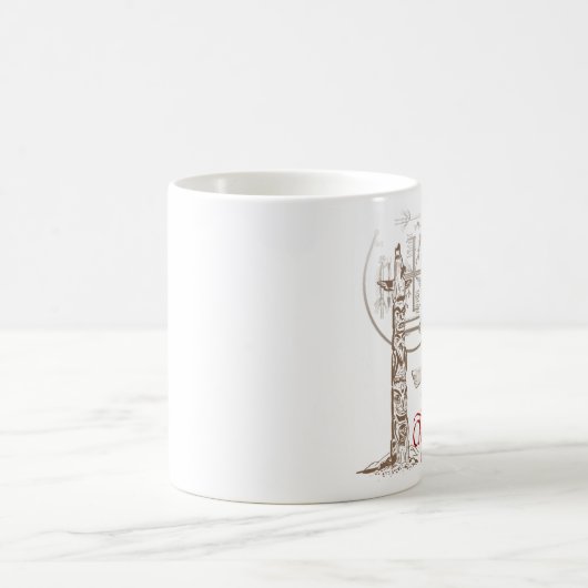 Indiaanse inheemse Mok ter dood... (Center)