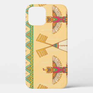 Indiaanse inheemse sierachtergrond. Case-Mate iPhone case