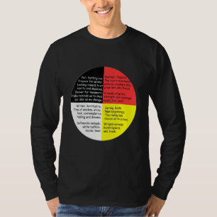 Indiaanse inheemse woorden: "Culturele geneeskunde T-shirt