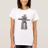 Indiaanse Inuit Inukshuk Mode Shirt (Voorkant)