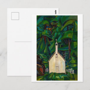 Indiaanse Kerk Emily Carr Briefkaart