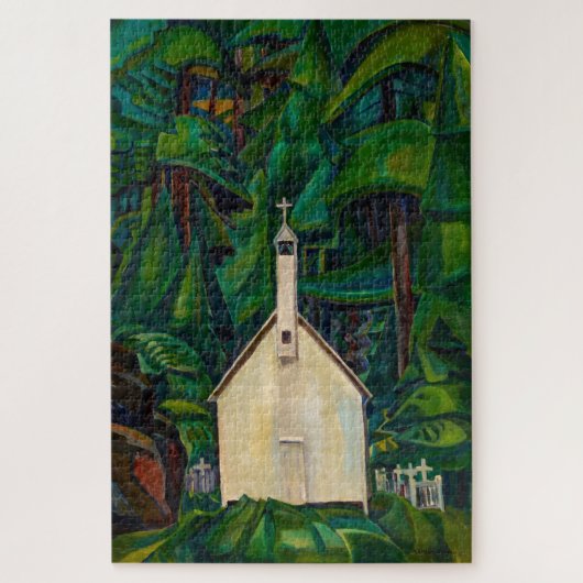 Indiaanse Kerk | Emily Carr | Legpuzzel (Verticaal)