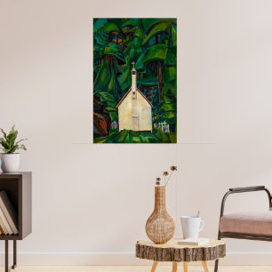 Indiaanse Kerk Emily Carr Poster