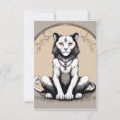 Indiaanse kunst bedankkaart (Achterkant)