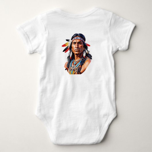 Indiaanse man romper (Achterkant)