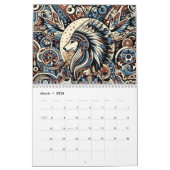 Indiaanse mandala's kalender (Mar 2026)