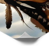 Indiaanse meisje krijger poster (Hoek)